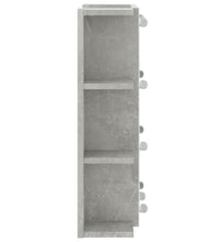 Spiegelschrank mit LED Betongrau 70x16,5x60 cm