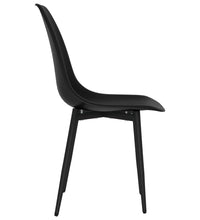 Esszimmerstühle 2 Stk. Schwarz PP