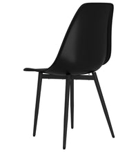 Esszimmerstühle 2 Stk. Schwarz PP