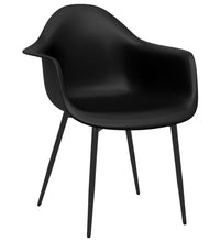 Esszimmerstühle 4 Stk. Schwarz PP
