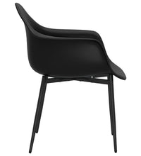 Esszimmerstühle 4 Stk. Schwarz PP