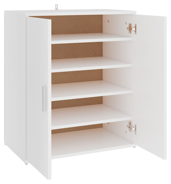 Schuhschrank Weiß 60x35x70 cm Holzwerkstoff