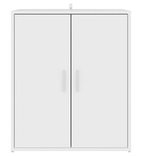 Schuhschrank Weiß 60x35x70 cm Holzwerkstoff