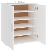 Schuhschrank Weiß 60x35x70 cm Holzwerkstoff