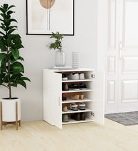 Schuhschrank Weiß 60x35x70 cm Holzwerkstoff