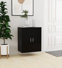 Schuhschrank Schwarz 60x35x70 cm Holzwerkstoff