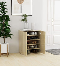 Schuhschrank Sonoma-Eiche 60x35x70 cm Holzwerkstoff