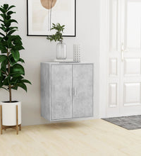 Schuhschrank Betongrau 60x35x70 cm Holzwerkstoff