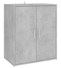Schuhschrank Betongrau 60x35x70 cm Holzwerkstoff