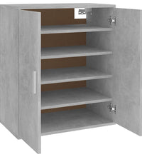 Schuhschrank Betongrau 60x35x70 cm Holzwerkstoff