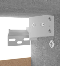 Schuhschrank Betongrau 60x35x70 cm Holzwerkstoff