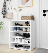 Schuhschrank Weiß 60x35x70 cm Holzwerkstoff