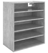 Schuhschrank Betongrau 60x35x70 cm Holzwerkstoff