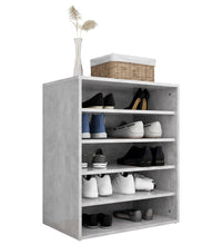 Schuhschrank Betongrau 60x35x70 cm Holzwerkstoff