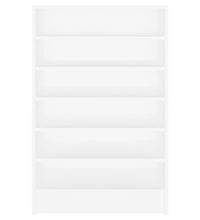 Schuhschrank Weiß 60x35x92 cm Holzwerkstoff