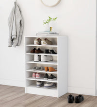 Schuhschrank Weiß 60x35x92 cm Holzwerkstoff