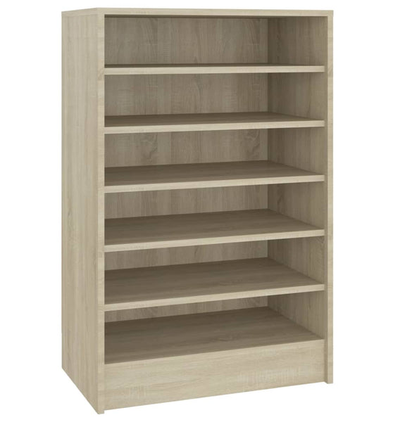 Schuhschrank Sonoma-Eiche 60x35x92 cm Holzwerkstoff