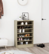 Schuhschrank Sonoma-Eiche 60x35x92 cm Holzwerkstoff