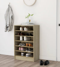 Schuhschrank Sonoma-Eiche 60x35x92 cm Holzwerkstoff