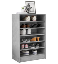 Schuhschrank Betongrau 60x35x92 cm Holzwerkstoff