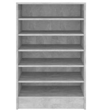 Schuhschrank Betongrau 60x35x92 cm Holzwerkstoff