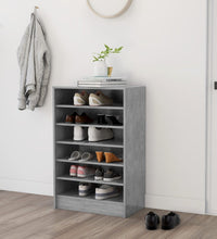 Schuhschrank Betongrau 60x35x92 cm Holzwerkstoff