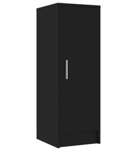 Schuhschrank Schwarz 32x35x92 cm Holzwerkstoff