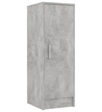 Schuhschrank Betongrau 32x35x92 cm Holzwerkstoff