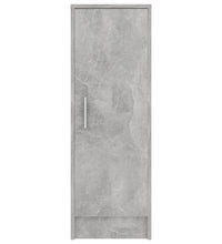Schuhschrank Betongrau 32x35x92 cm Holzwerkstoff
