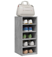 Schuhschrank Betongrau 31,5x35x70 cm Holzwerkstoff