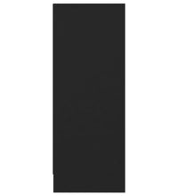 Schuhschrank Schwarz 31,5x35x90 cm Holzwerkstoff