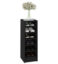 Schuhschrank Schwarz 31,5x35x90 cm Holzwerkstoff