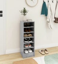 Schuhschrank Betongrau 31,5x35x90 cm Holzwerkstoff