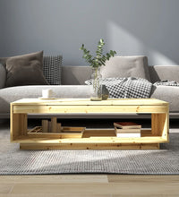 Couchtisch 110x50x33,5 cm Massivholz Tanne