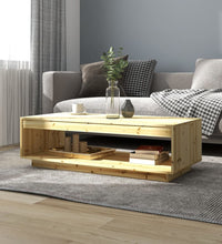 Couchtisch 110x50x33,5 cm Massivholz Tanne