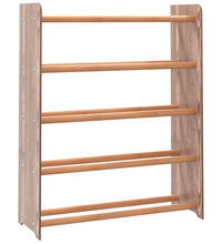 Schuhregal Braun 65x24x81 cm Holzwerkstoff