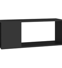 TV-Schrank Schwarz 80x24x32 cm Holzwerkstoff