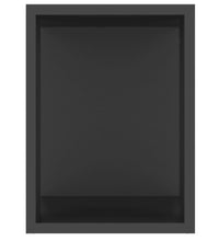 TV-Schrank Schwarz 80x24x32 cm Holzwerkstoff