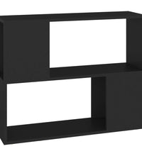 TV-Schrank Schwarz 80x24x63 cm Holzwerkstoff