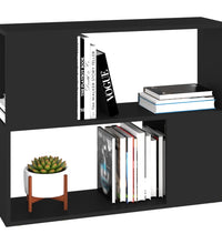 TV-Schrank Schwarz 80x24x63 cm Holzwerkstoff