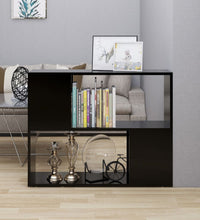 TV-Schrank Schwarz 80x24x63 cm Holzwerkstoff
