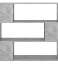 Bücherregal Raumteiler Betongrau 100x24x94 cm
