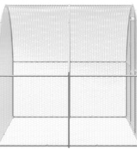 Outdoor-Hühnerstall 3x2x2 m Verzinkter Stahl