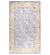 Teppich Waschbar Grau 120x180 cm Rutschfest