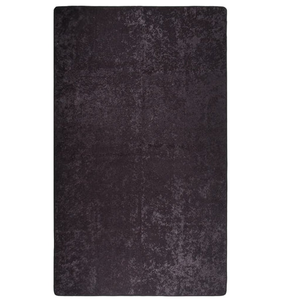 Teppich Waschbar Anthrazit 120x180 cm Rutschfest