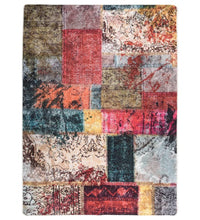 Teppich Waschbar Patchwork Mehrfarbig 120x180 cm Rutschfest