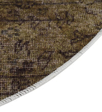 Teppich Waschbar Patchwork Mehrfarbig φ120 cm Rutschfest
