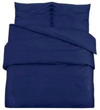 Bettwäsche-Set Marineblau 220x240 cm Leichte Mikrofaser
