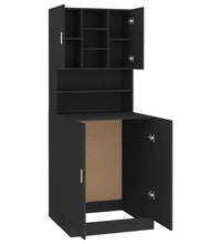 Waschmaschinenschrank Schwarz