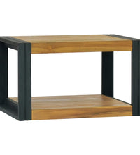 Wand-Badregal 60x45x35 cm Massivholz Teak